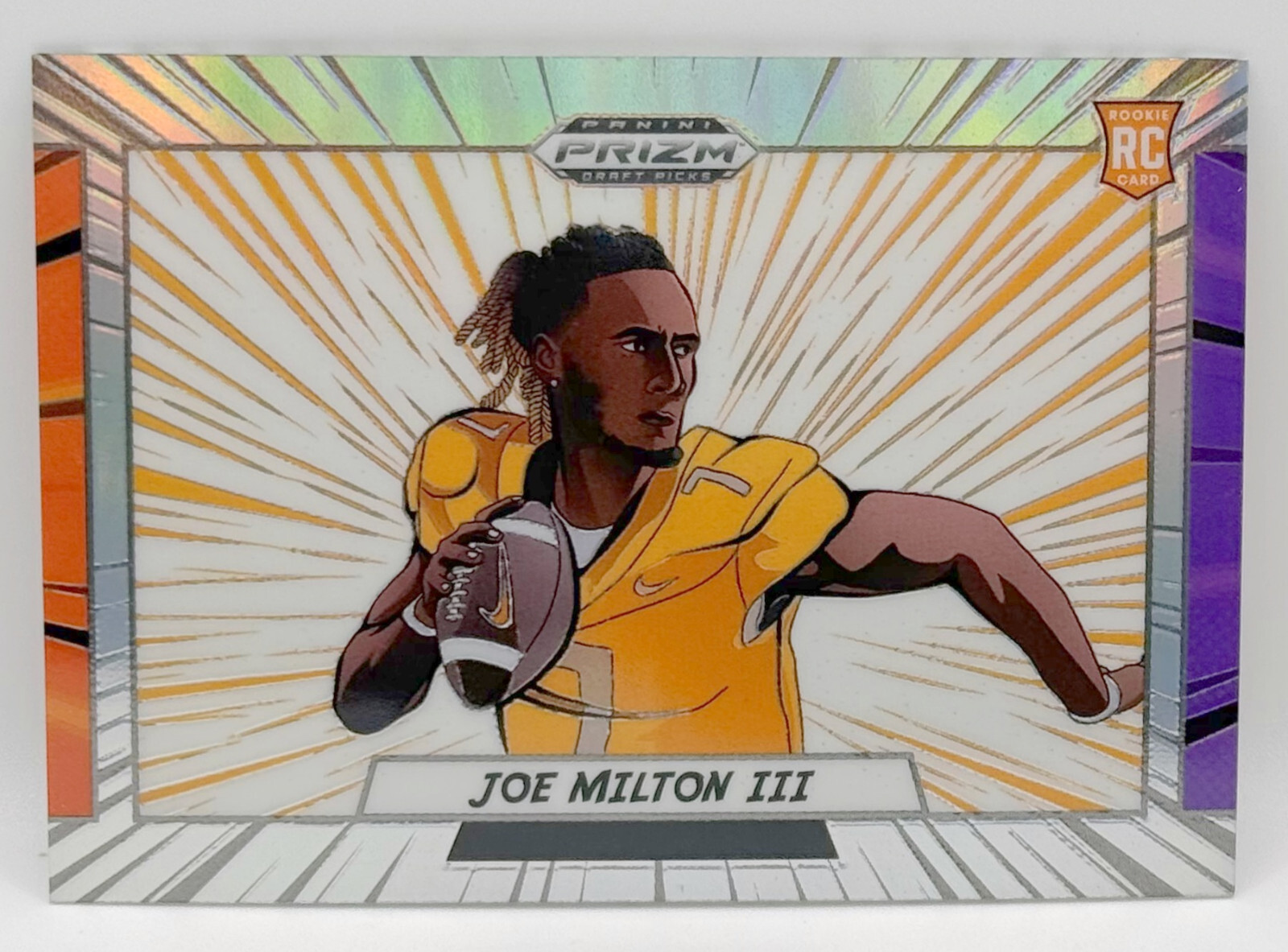 2024 Joe Milton III RC, Panini Prizm Draft Picks Football MANGA SSP MGS-JMN