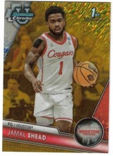JAMAL SHEAD 23/24 Bowman Chrome U University 1st GOLD WAVE Refractor /50 HOUSTON