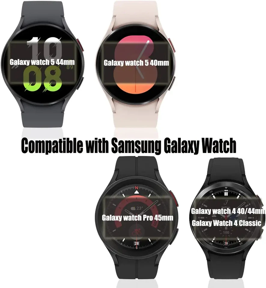 Sport Silicone Watch Band Strap For Samsung Galaxy Watch 6 40/44mm Classic 43/47 - Image 2 of 4