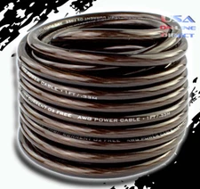 25 feet 10 Gauge AWG 100% OFC Copper Power Ground Wire Marine speaker AMP Cable