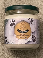 PRETTI KITTI Blunteffects Odor Eliminating Candle 15 oz. Glass Jar Soy Wax