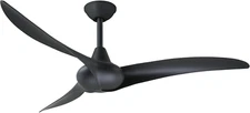 F843-CL Wave 52 Inch 3 Blade Ceiling Fan in Coal Finish