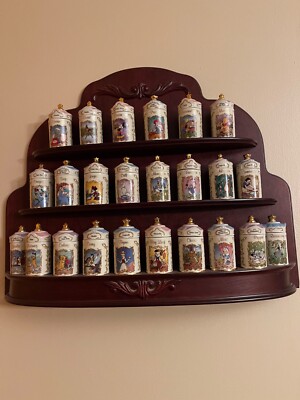 Lenox 1995 Walt Disney Spice Jar Collection All 24 types set