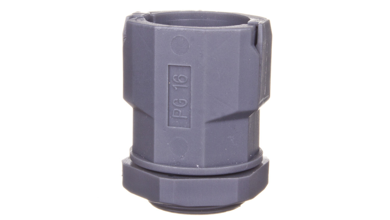 Polyamide gland for protective pipes PG16 IP54 gray FD 16 E03DK-070401004 /T2UK