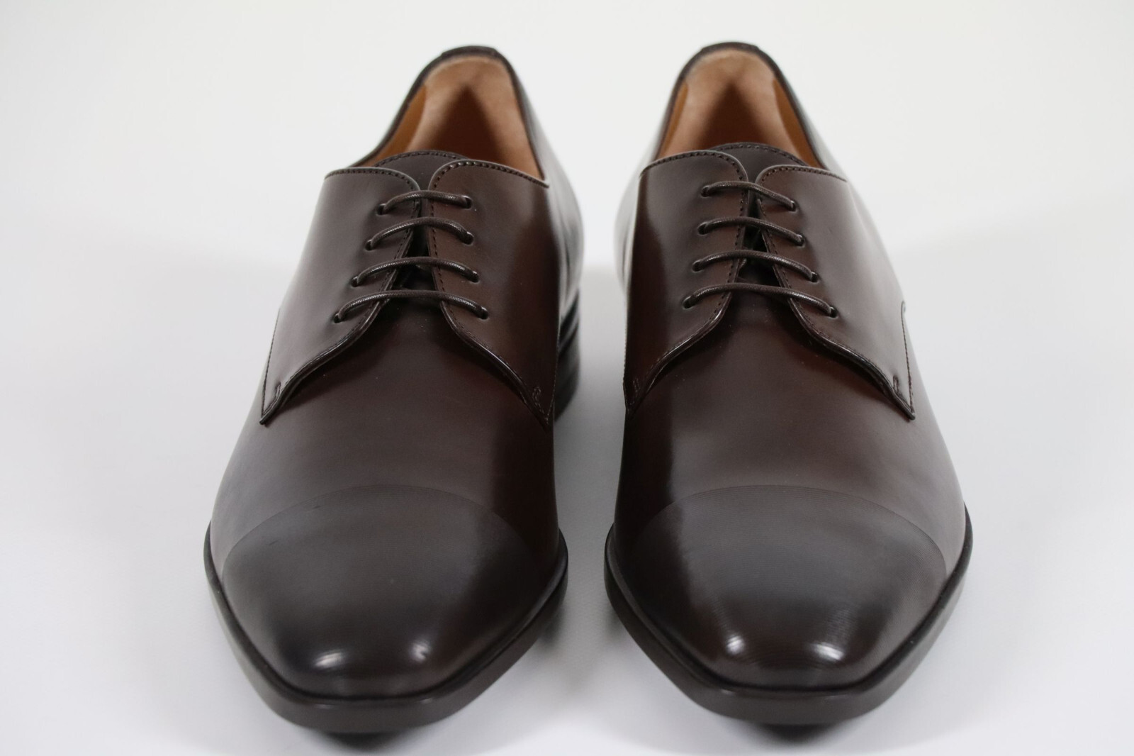 SAOLA Scarpe eleganti HUGO BOSS mod. Kensington_Derb_ctl1 taglia 40 US 7 marrone scuro