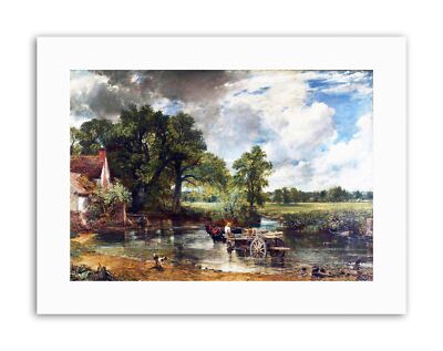 Constable The Hay Wain Gemälde Altmeister Leinwand Kunstdruck