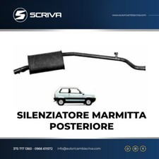 Marmitta Silenziatore posteriore FIAT PANDA 141A 1100 Trekking 4x4 91>04