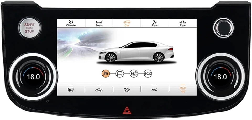 New 7“ Touch Screen Climate Control AC Panel for Jaguar XE XF F-Pace 2015-2020 Foto 2 de 4