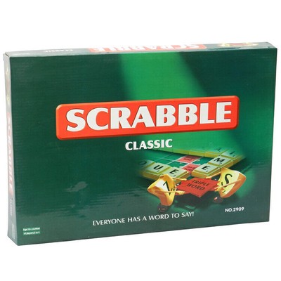 Classic Scrabble Board Game Gift Family Adults Kids Educational Toys Puzzle ~