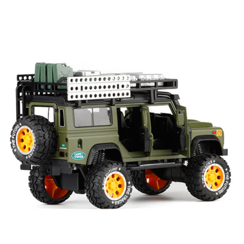 1/28 Land Rover Defender Off-Road Diecast Model Car Toy Collection Kids Gift - Picture 3 of 15