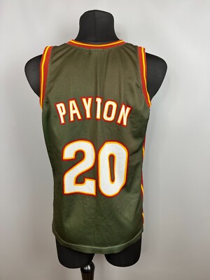 SEATTLE SUPERSONICS GARY PAYTON JERSEY NBA BASKETBALL
