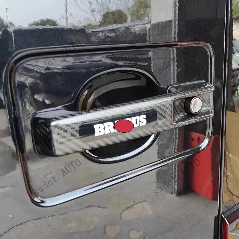 for Mercedes Benz G class CARBON door HANDLE COVER TRIM for G500 G63 W463 W464 - Image 2 of 4