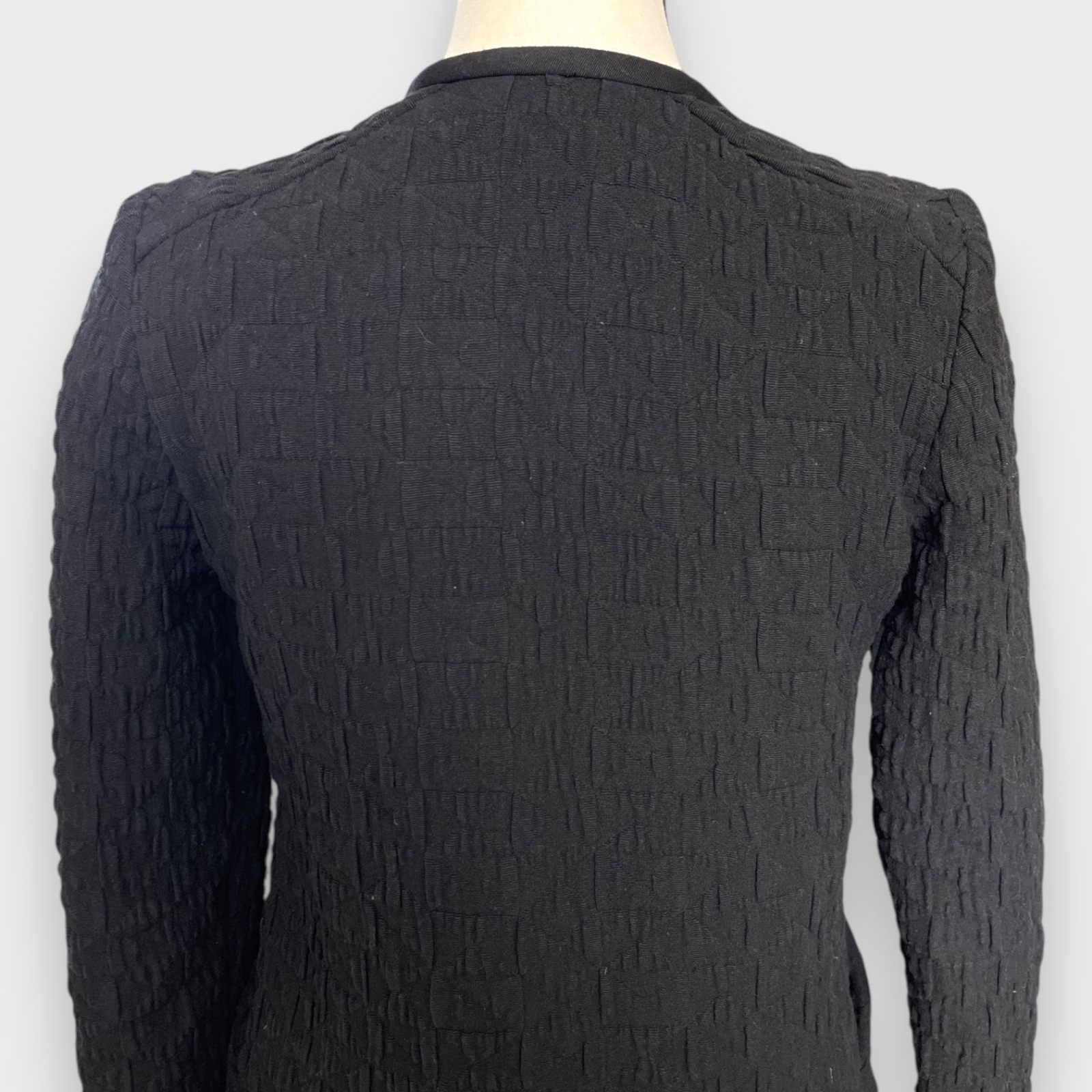 IRO Heddi Textured Patterned Knit Jacket Women's … - image 7