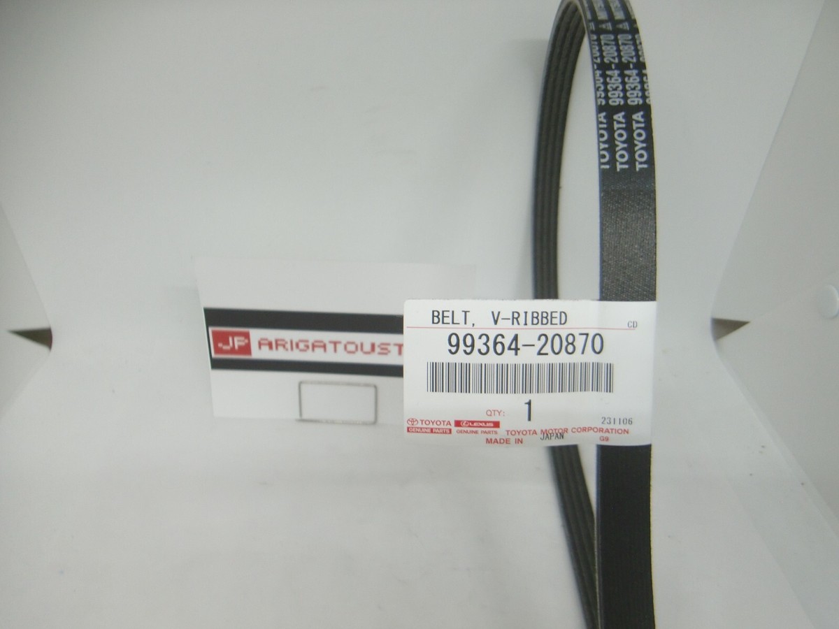 Genuine Toyota Parts - Belt, V-Ribbed (99364-20870) set of 3