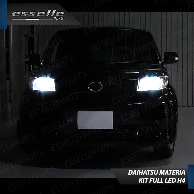 CONVERSIONE LED DAIHATSU MATERIA ANABBAGLIANTI H4 + LED POSIZIONE T10 6000K - Immagine 2 di 3