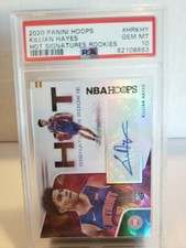 2020 Panini Hoops Hot Signatures Killian Hayes RC Rookie AUTO PSA 10