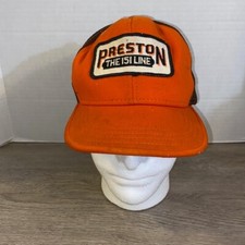 Vintage Preston 151 Line Trucker Hat Snapback One Size Adjustable