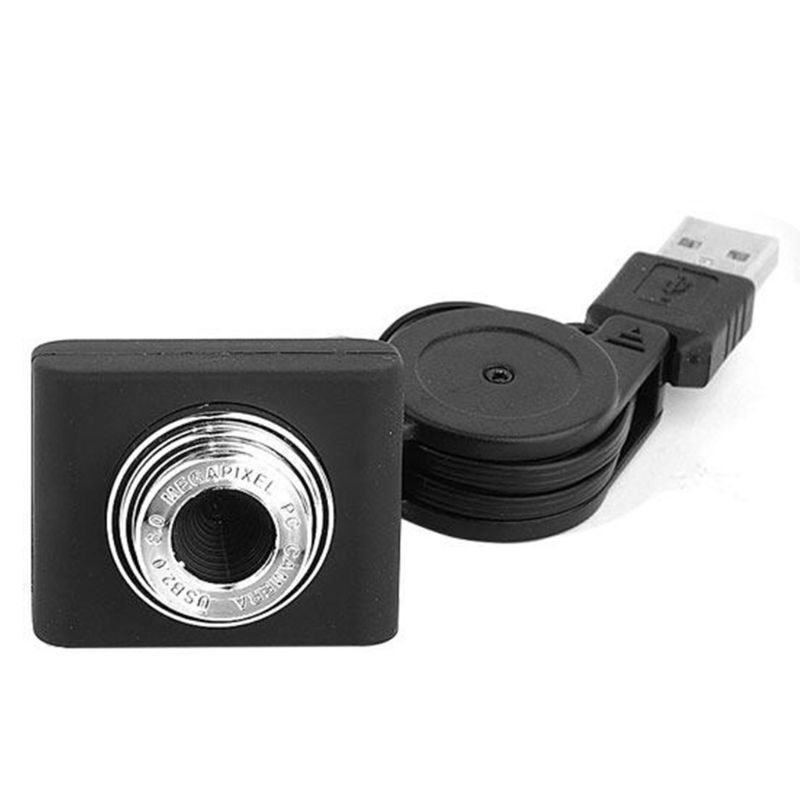 Million Pixels Mini Webcam for Web Computer Camera with Microphone for  Desk