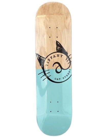 Auth TIFFANY&Co. Tiffany Cat Street Skate Deck Genuine