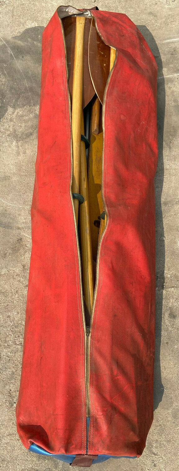 Vintage 17.5&rsquo; Folbot Kayak Frame Set With 4 Folbot Paddles
