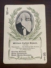 1905 Cincinnati Game Co Authors William Cullen Bryant