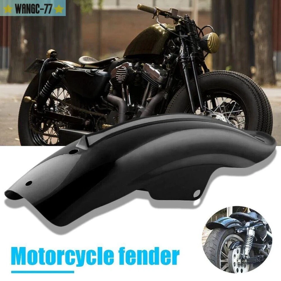 Guardabarros trasero para moto Sportster Café Racer Bobber Chopper Foto 4 de 4