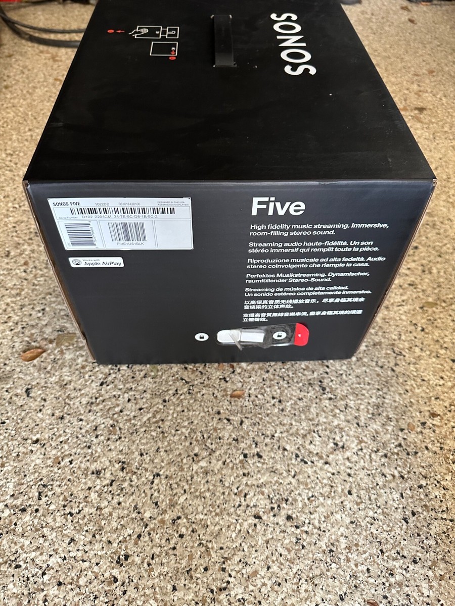 Sonos Five Center Speaker - Black for sale online | eBay
