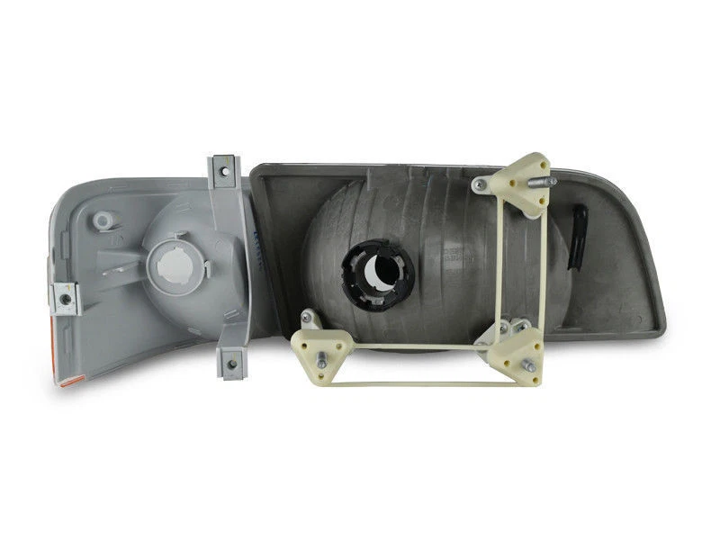 VOLVO VNL VNM 200 Daycab Truck 1998-2017 CLEAR HEADLIGHTS CORNER LIGHTS - BLACK Foto 2 de 2