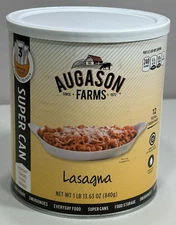 Auguson Farms Lasagna Long Term Food Storage #10 Size Super Can DISCONTINUED