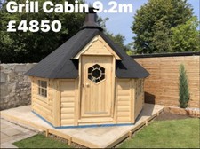 Grill cabin / BBQ hut / 6.9m, 7.0m, 9.2m, 14.9m, 25m