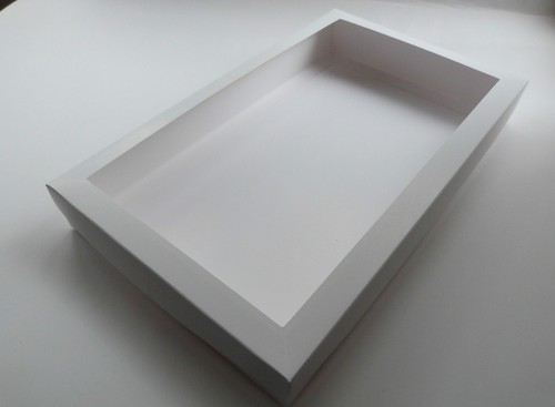 30 MEDIUM 40mm DEEP, WHITE WINDOW SHIRT BOXES, CLOTHES, GIFTS, LINGERIE,DISPLAY - Picture 3 of 4