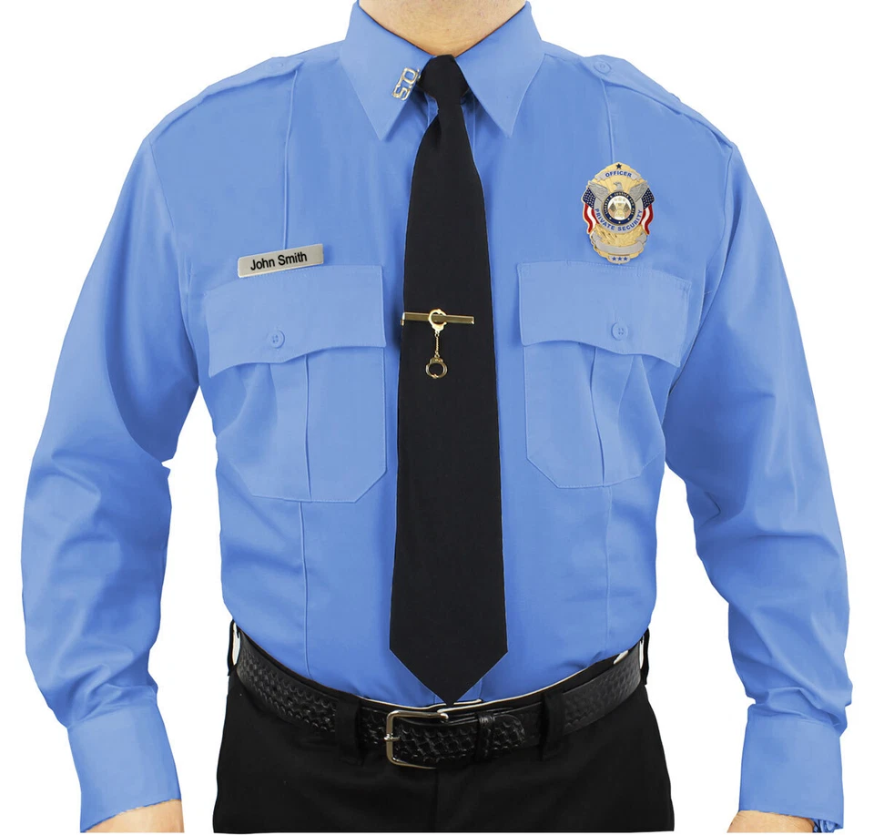 Camisa uniforme manga larga polialgodón Foto 3 de 4