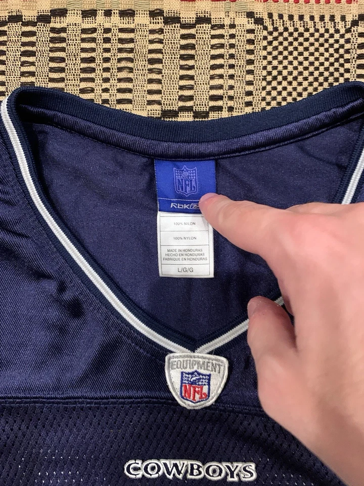 Camiseta deportiva vintage de vaqueros Roy Williams para mujer talla grande Reebok Foto 3 de 4