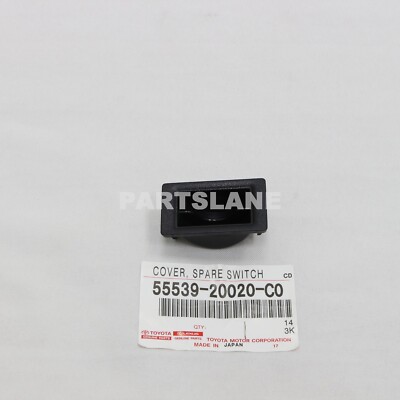 自動車 AM0214 55539-20020-C0 Toyota OEM Genuine COVER, SPARE SWITCH HOLE