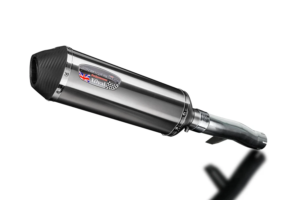 本田 CB1100A 2013-2014 Delkevic Slip On 13.5 英寸 X-Oval 不锈钢排气消声器  — 第 4/4 张图片