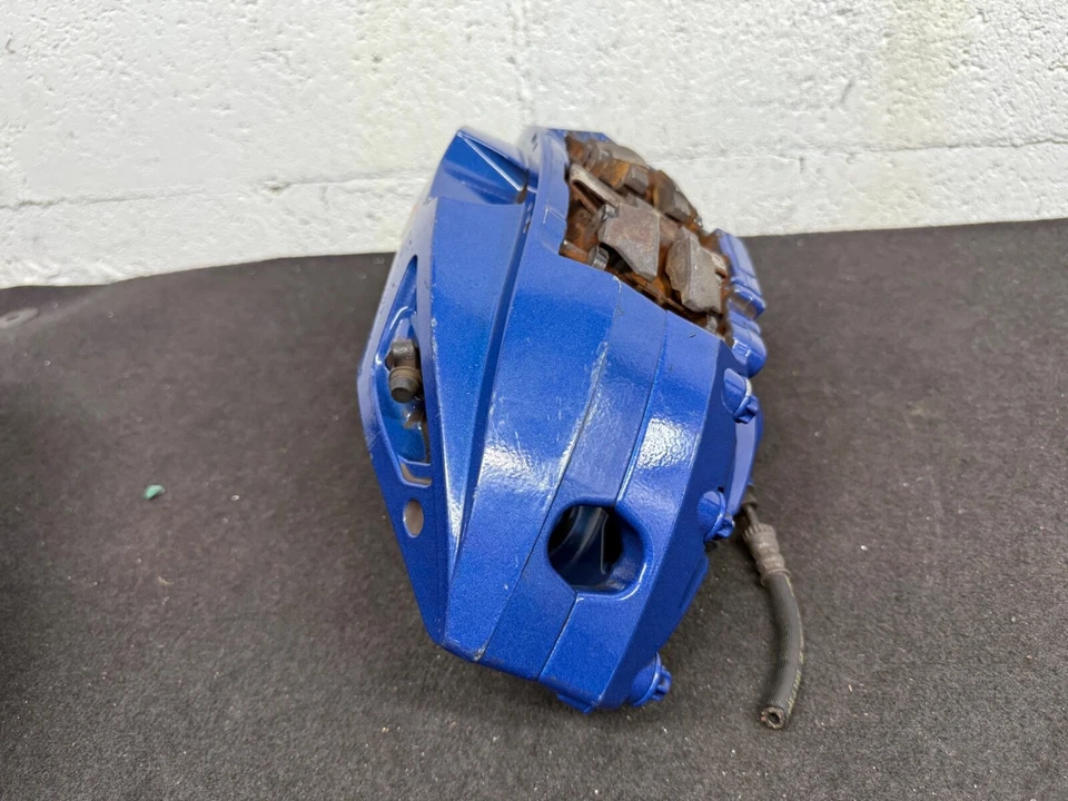 ✅ Juego de pinzas de freno delanteras traseras izquierda derecha originales 17-23 OEM BMW G30 M azul Foto 3 de 4