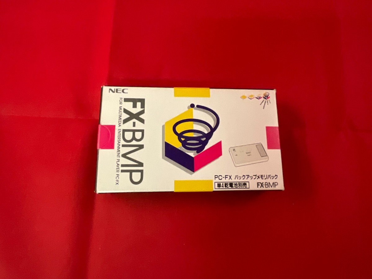 NEC PC-FX Back up Memory Pack Boxed FX-BMP Untested From JAPAN