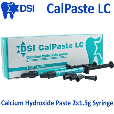 DSI CalPaste LC Dental Radiopaque Light-Cured Calcium Hydroxide Paste ...
