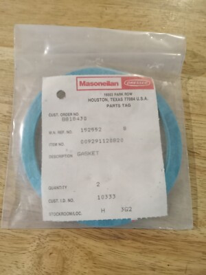 Masoneilan Dresser 009291120820 , GASKET - QTY 2