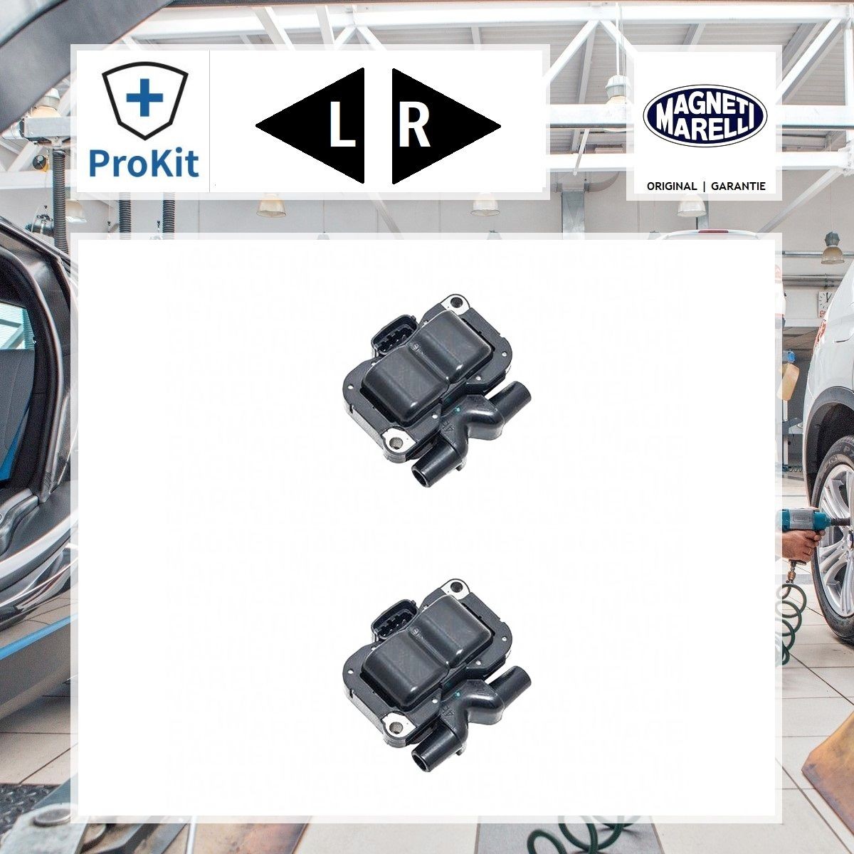 2x ORIGINAL® Magneti Marelli Zündspule für Smart FORTWO Coupe FORTWO Cabrio