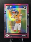 2024 Panini Donruss Optic Rated Rookie Bo Nix #209 Pink Prizm (RC)