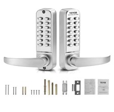 VEVOR Mechanical Keyless Entry Door Lock 14 Key Mechanical Keypad Lock for Home