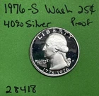 1976 S Washington 25c 40% Silver Quarter  Proof Bicentennial See Pictures