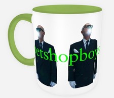 *NEW & EXCLUSIVE* PET SHOP BOYS 'NONETHELESS' [v.02 LIME GREEN] COFFEE MUG
