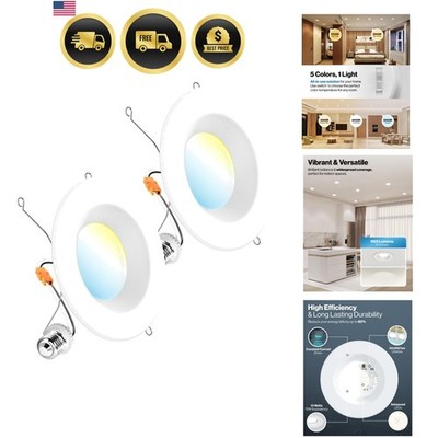Sunco LED Recessed Lighting 6 Inch, Retrofit Can Lights, 965LM, 13W 100W Equi...