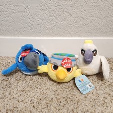Angry Birds Rio Blu Nico Nigel Plush Lot 5  No Sound NWT 2011 Commonwealth CWT