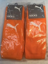 2-Puma Team Liga 26 Fútbol/Fútbol Calcetines Rickie Naranja Para Hombre Talla US 10-12 NUEVO
