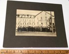 Rare Antique American Shoe Boot Factory Work Patriotic Bunting WWI Cabinet Photo — photo 5