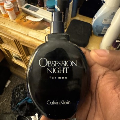 Obsession Night by Calvin Klein, 4 oz EDT Spray for Men Eau De Toilette