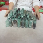 9.9LB 50 Natural Rainbow Fluorite Quartz Crystal Point Tower Polished Healing
